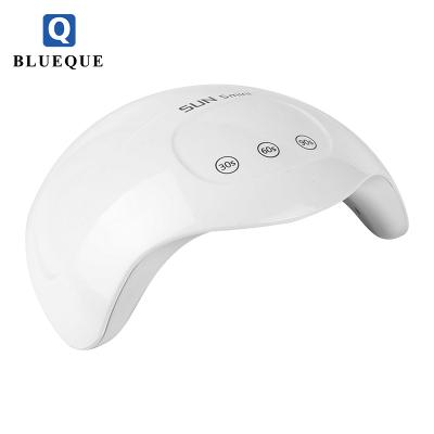 China ABS BLUEQUE Cheap UV Led Nail Lamp 24w Gel Nail Dryer for sale