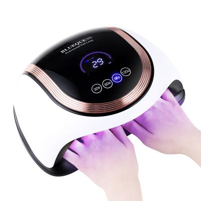 China High Quality ABS BLUEQUE 180W Nail Lamp UV LED Gel Nail Dryer With 60pcs Beads For Nail Salon for sale