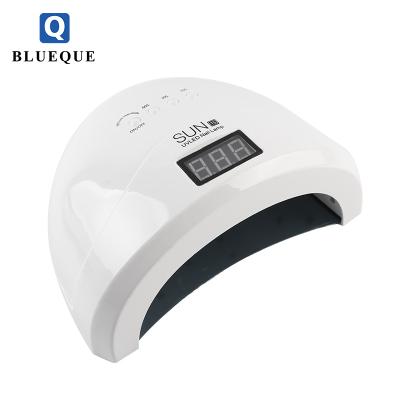 China ABS BLUEQUE New Product 48w UV Led Lamp SUN 1s Nail Lamp For Gel Polish Nail Dryer for sale