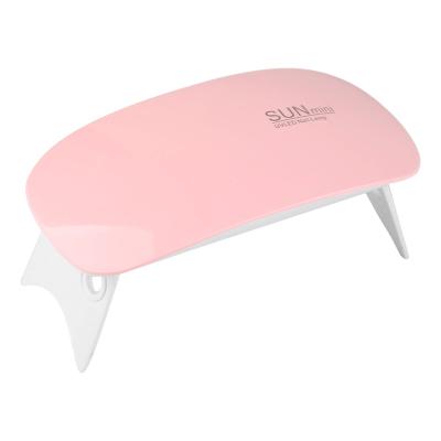 China Cheapest Led Mini Sun Lamp 6w ABS Gel Polish Nail Dryer UV Lamp for sale