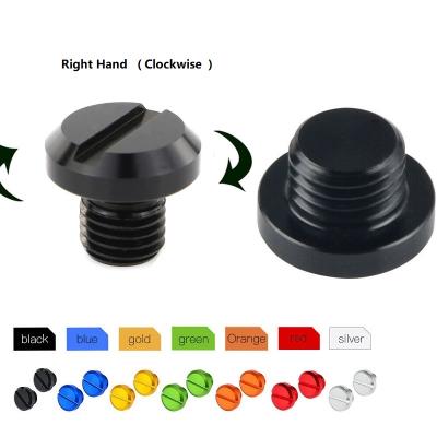 China No Screws Mototcycle M10/8*1.25 Clockwise Mirror Hole Plug For Suzuki Honda Yamaha Kawasaki Moto Accessories Mirror Hole Screws for sale