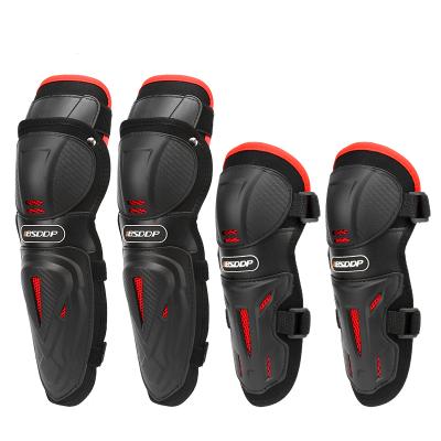 China MTB Adult Knee Protector Motorcycle Gear Protector Guards Kit Motocross Knee Pads Protective Riding Pads for sale