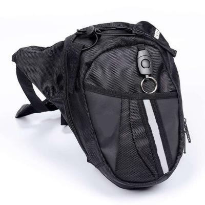 China Bum Fanny Pack Waterproof Motorcycle Waist Bag Outdoor Casual Black Bike Riding Leg Bag Motorcycle Fashion Motorcycle Drop Leg Bag Oblique Hip Bag for sale