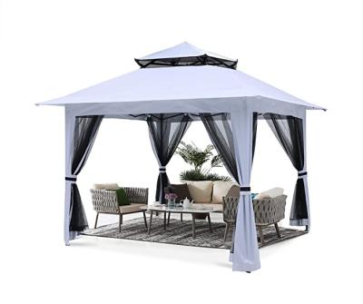 China Outdoor Sun Rain Protection Awning Folding Commercial Hot Selling Commercial Fold Tent Blue Direct Outdoor Canopy for sale