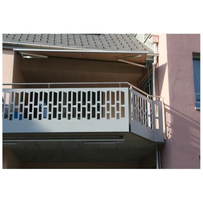 China Easily Assembled OEM Decorative Laser Cut Metal Balcony Partitions And Aluminum Stair Fencing Panels for sale