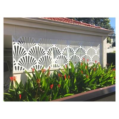 China Easily Assembled Laser Cut Decorative Metal Screen Gardening Wall Panels for sale