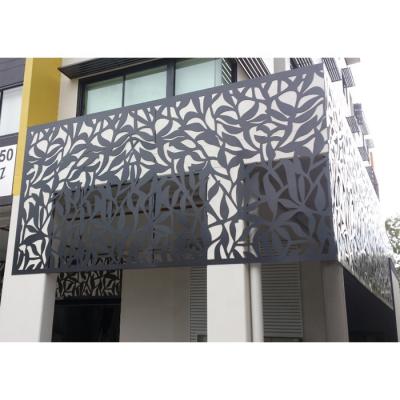 China Customer's aluminum laser engraved decorative panel for facade and window shutter for sale