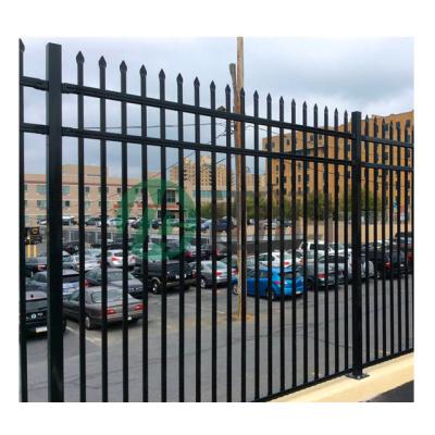 China Easily Assembled Euro Style Powder Coated Tubular Zinc Panel Steel Fence And Railings, Decorative And Commercial Fencing for sale