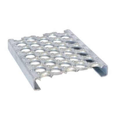 China Aluminum Perforated Walkway Handle Strut / Deck Span Security Grate Panel for sale