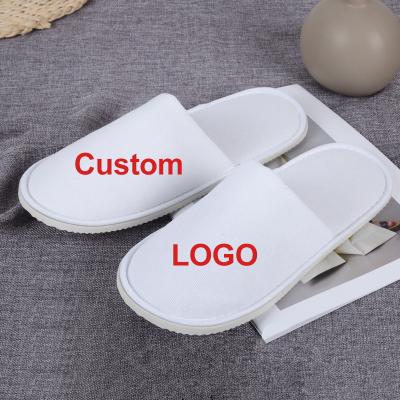 China Hotel/travel/disposable hotel slippers wholesale indoor unisex white indoor disposable sublimation slippers for hotels for sale