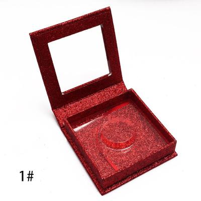 China Recycled Materials Factory Wholesale Customized Clamshell Gift Box With Magnetic For Eyelash Packaging for sale