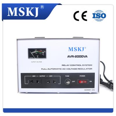 China AVR MSKJ AVR-2000VA Automatic Voltage Stabilizer Power Stabilizer for sale