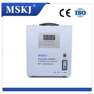 China SVC MSKJ Updated Style Digital SVC 7500 VA Voltage Stabilizer for sale