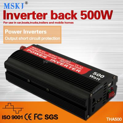 China For Car Boats Trucks Trailers and Mobile Homes Power Inverter 500W Auto Detect Low Battery to Protect Overload for Car Boats Trucks Trailers and Mobile Homes Power Inverter for sale