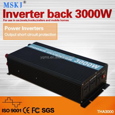 China For Car Boats Trucks Trailers And Mobile Homes 3000W DC/AC Inverter Power From Battery To Portable Run Lamps Radios TVs Small And Rugged Metal Housing Can Protect The Battery for sale