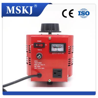 China Public Installation TDGC 2-1 AC 0-250V Contact Voltage Regulator , Variable Transformer Automatic AC Voltage Regulator Price for sale