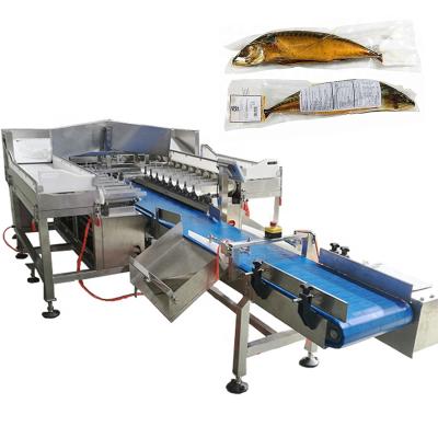 China Food Multihead Combination Linear Weigher For Meat Salmon Fish Packing Machine Pork Chicken à venda