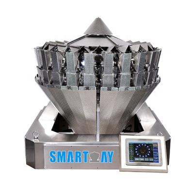 China Food Wholesale Price Small 24 Head Mixing Nuts / Dry Fruit Multihead Weigher for sale