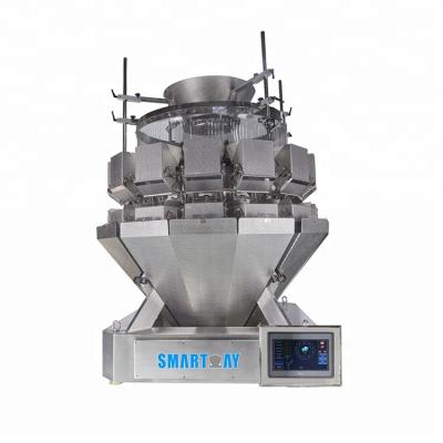 China Ip65 Food Grade Waterproof Mix Salad Packaging Machine With Multihead Weigher à venda