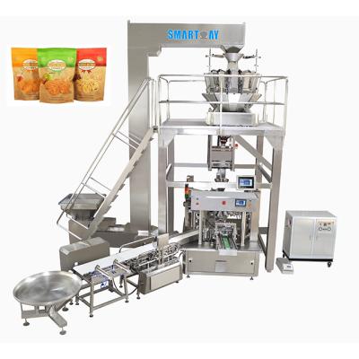 China Automatic Preformed Preformed Bag Cookie Cookies Packaging Machine for sale