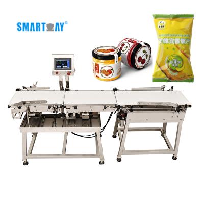 China CE High Accuracy Full Automatic Conveyor Belt In-line Full Automatic Touch Screen Pocket Check Weigher Food Packing Machine 10< L< 370mm; 10< W< 300 millimeters Te koop