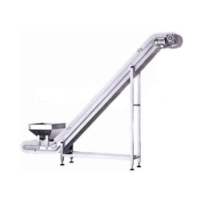 China Heat Resistant Slope Conveyor Elevator With Food Grade PP Belt for sale