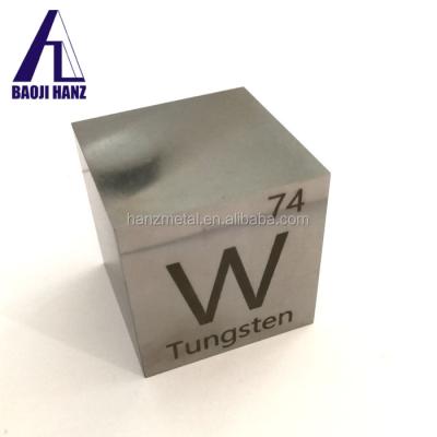 China High density heavy 93wnife 95wnife aviation alloy tungsten cube wolfram block price for sale