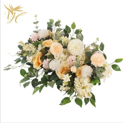 China Wholesale Silk Flower Plant Artificial Flowers Wall Decoration Artificial Silk Flowers Wedding Decoration for sale