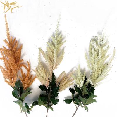 China Wholesale Silk Plant Artificial Silk Flowers Stem Branch Wedding Astilbe Flower chinensis Home Decoration for sale