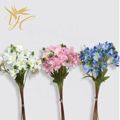 China 2019 Wholesale Hot Sell Silk Fabric Flowers Artificial Coreopsis Cosmos Flower Home Decoration Wedding Design for sale