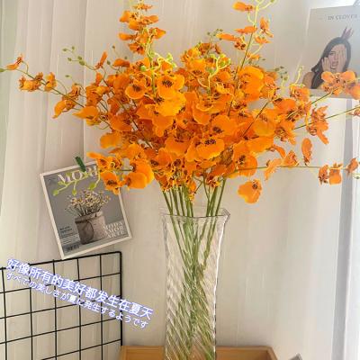 China decorative flowers & High Quality Real Touch Artificial Dancing Lady Orchids Flowers Garlands 85cm For Wedding Home Office Decoration for sale