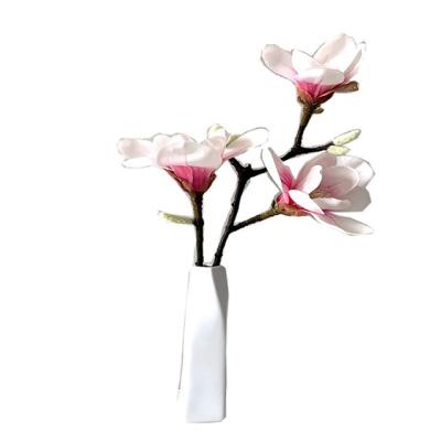 China PE Factory Wholesale Decorative Magnolia Flowers For Home Office Wedding Decoration for sale