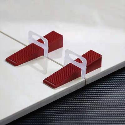 China Modern Hot Sale Tile Spacers Level Wedges Reusable Wall Tile Leveling System Clips for sale