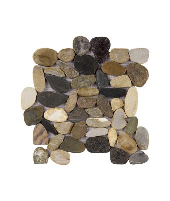 China Parquet Heart Shaped Pebbles Stone Mosaic for sale