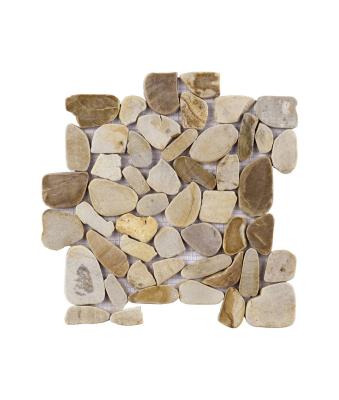 China Parquet Direct Offer Heart Shaped Marble Stone Slab Mosaic for sale