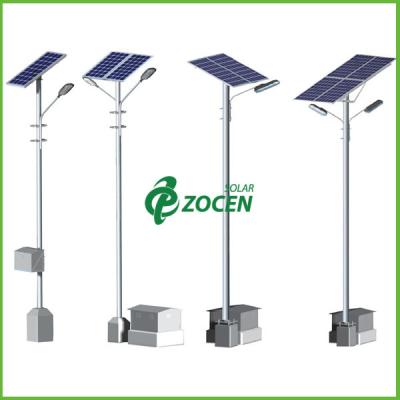 China Luzes de rua solares altas brancas frias ajustáveis do painel solar de IP65 70W à venda