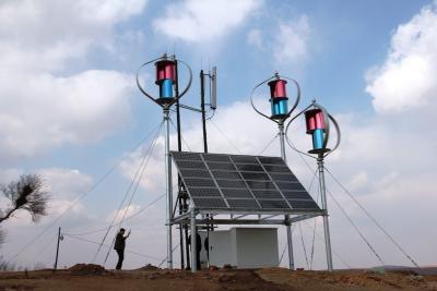 China Fora da luz de rua magnética do vento solar da turbina eólica da grade para as telecomunicações B à venda