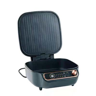 China Multiple Cooking Pan Digital Folding Multifunctional Electric Frying Pan With Grill for sale