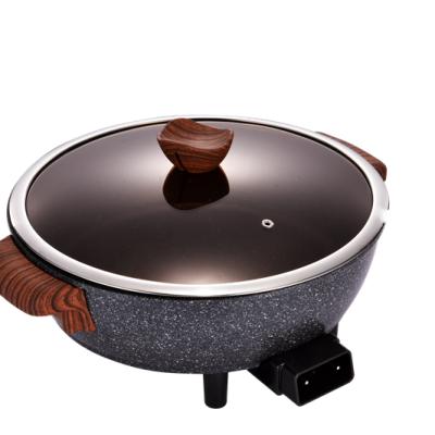 China Hotel Round 32CM Die Cast Alu 30CM Non Stick Round Electric Skillet for sale