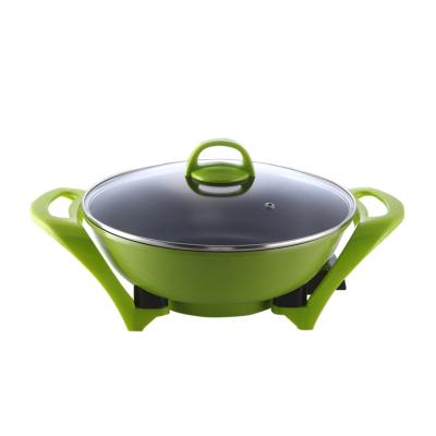 China Multifunctional Household 32cm Non Stick Liner Around Electric Skillet For Cooking for sale