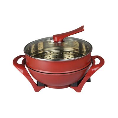 China Household Magic Die Cast Multifunctional Aluminum Electric Cooking Pan Electric Pan for sale