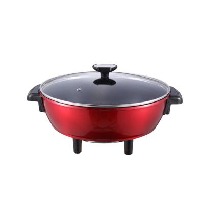 China Nonstick Household 30 Cm Round Boiling Cooking Works More Electric Pan for sale