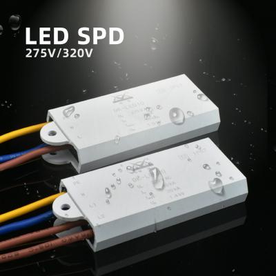 China Electronic Equipment 5KA~10KA LED Street Light Protection AC 1.0 KV Protection Level LED Surge Protector for sale