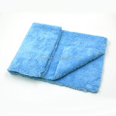 China Microfiber Waterless Wash Station Disposable Super Plush Rinseless Buffing Detailing Towels for sale