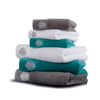 China 100% Cotton Luxury Hotel Towel Set Wholesale Hotel Hotel Towel Set Bath Towel 3pcs Sets for sale