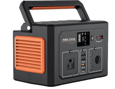 China Portable Video Game Player Power Station 400Wh 109200mAh 110V/300W Solar Generator (500W Peak) 2 AC Outlets/2 USB Ports for sale