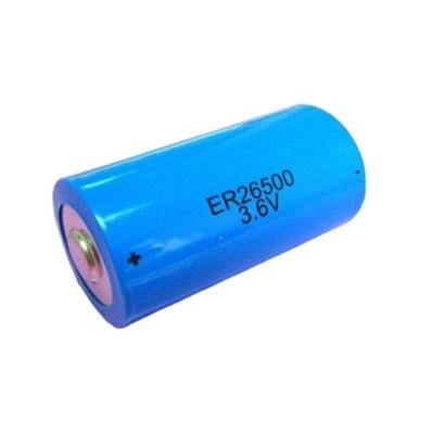 China Non-rechargeable home appliances 3.6v ER26500M 9000mAh lithium battery for water meter for sale