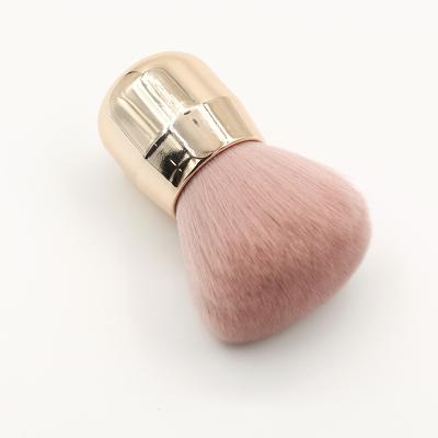 China Makes Apply Makeup Gold Fished Double Ended Contour Base Cruelty Free Synthetic Makeup Brush, Custom Logo Brush Private Label Single Makeup for sale