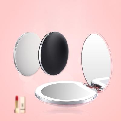 China Makes Apply Makeup Logo Pocket Mirror Keychain Cosmetic Custom Made High Quality Mini Key Chain Makeup Mirrors for sale