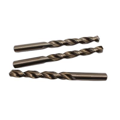 China Straight Drill Holes High Efficiency HSS-Co Cobalt M35 Shank Twist Drill Bit For Metal Stainless Steel Drilling for sale